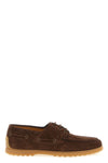 suede boat shoe