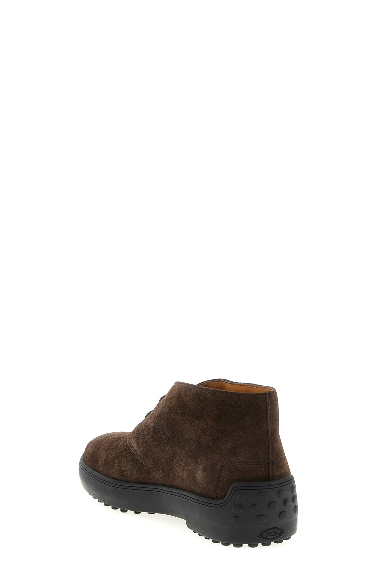 winter suede lace-up ankle boots