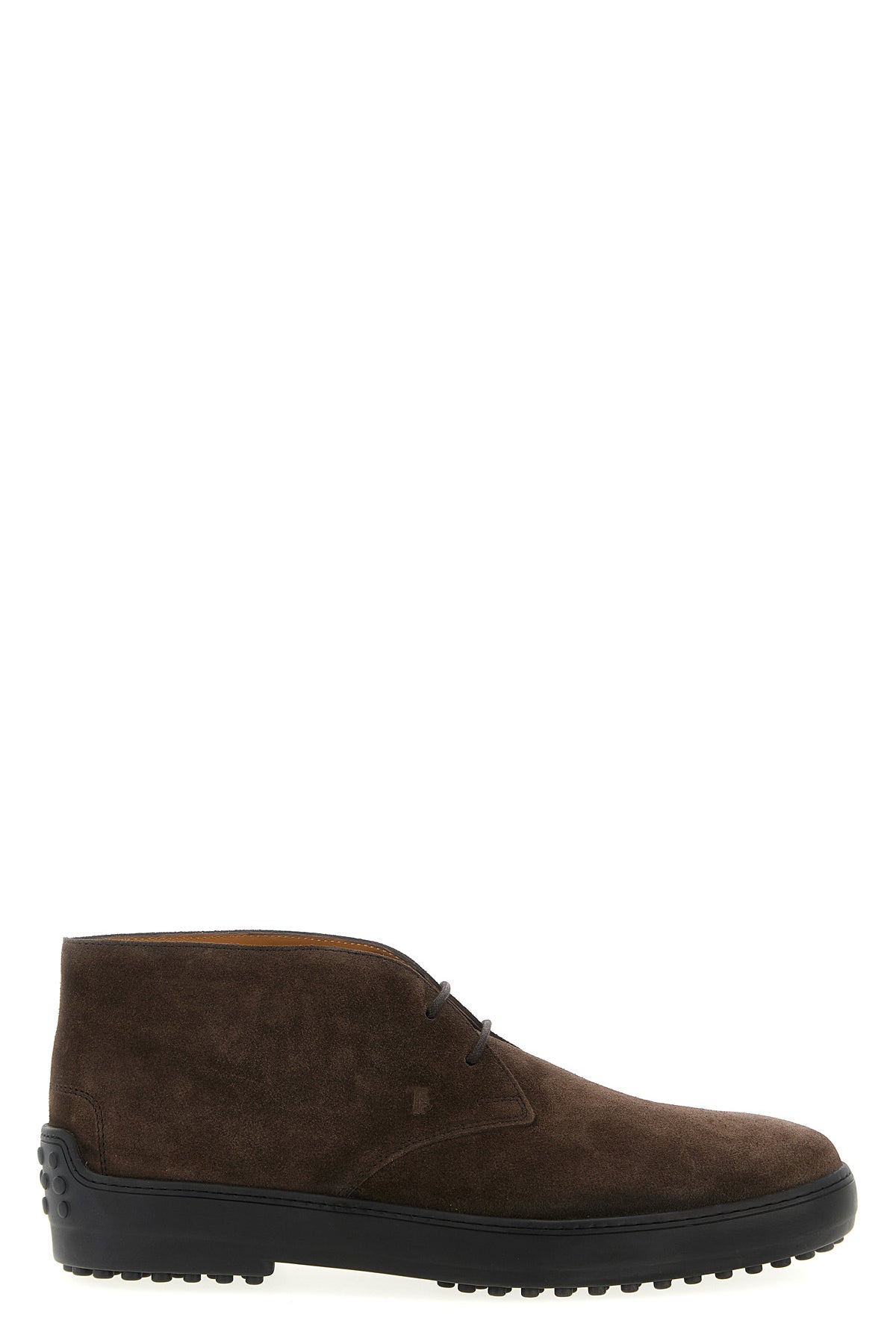 winter suede lace-up ankle boots