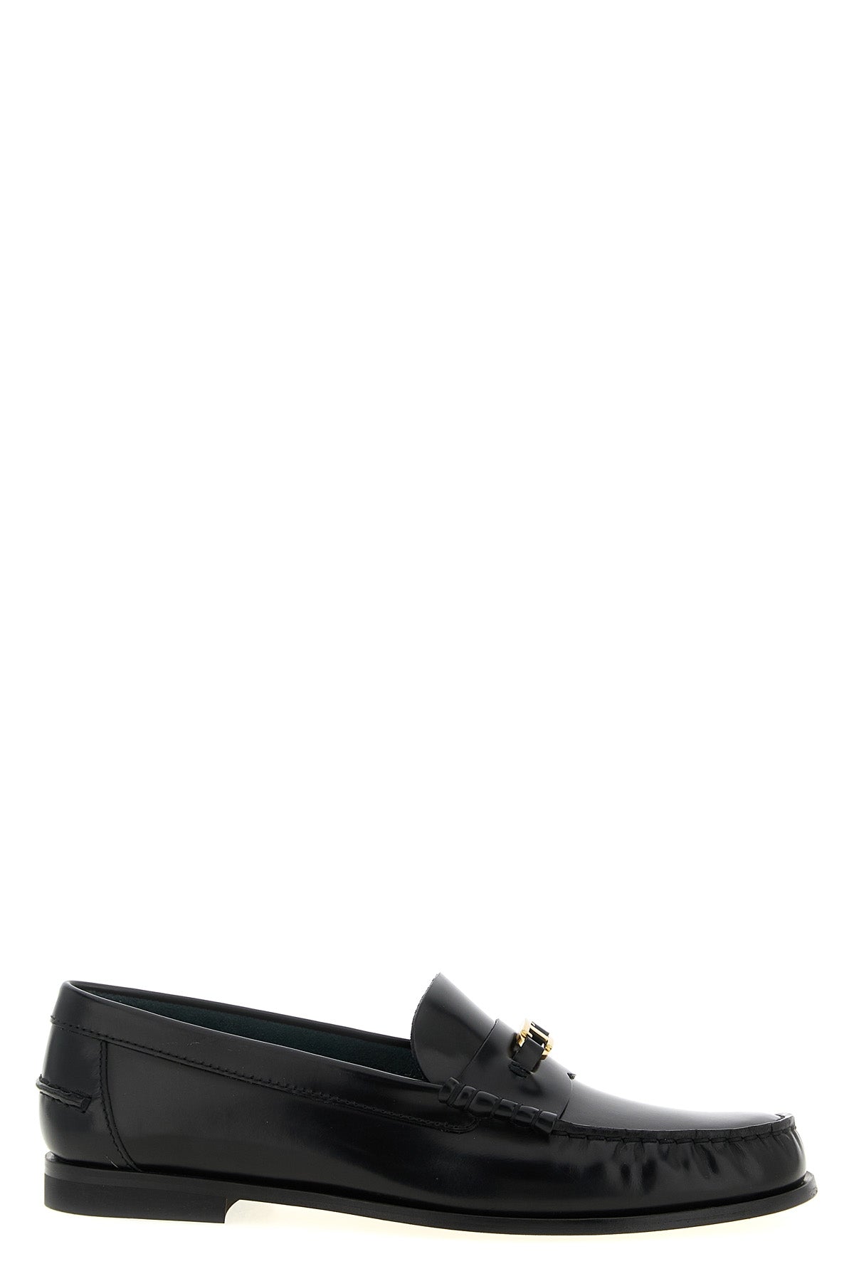 t timeless loafers in shiny leather