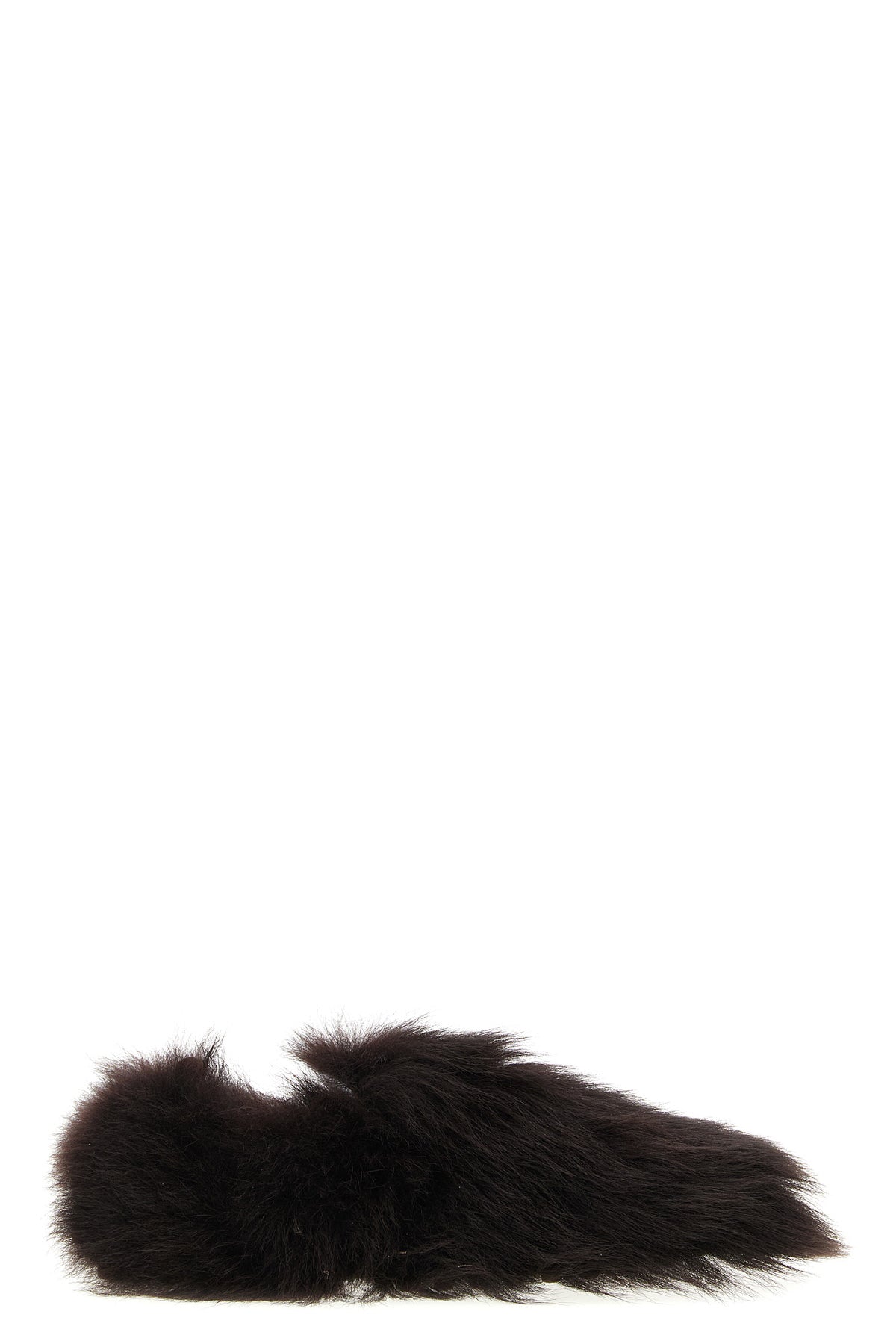gommino long-haired sheep fur loafers