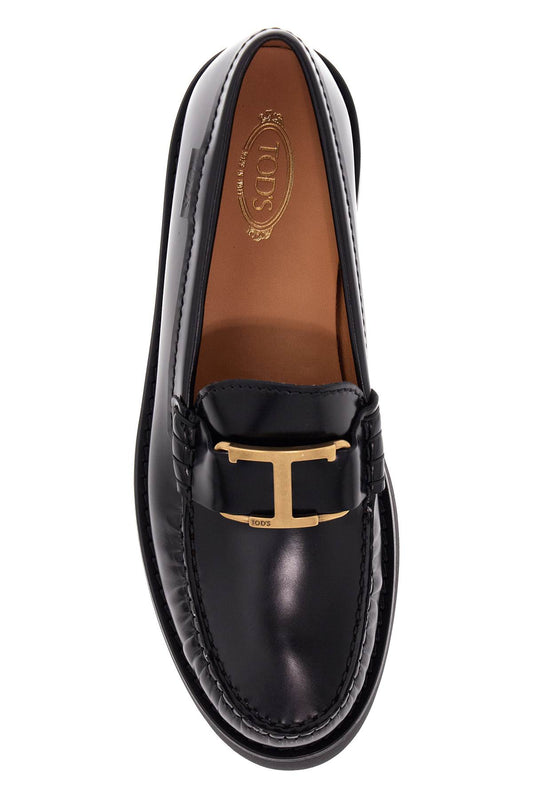 t timeless leather loafers