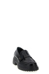 brushed calf leather loafers