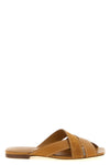 suede and leather sandals