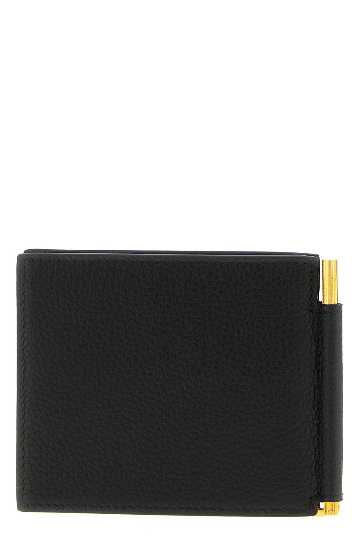 hammered leather card holder