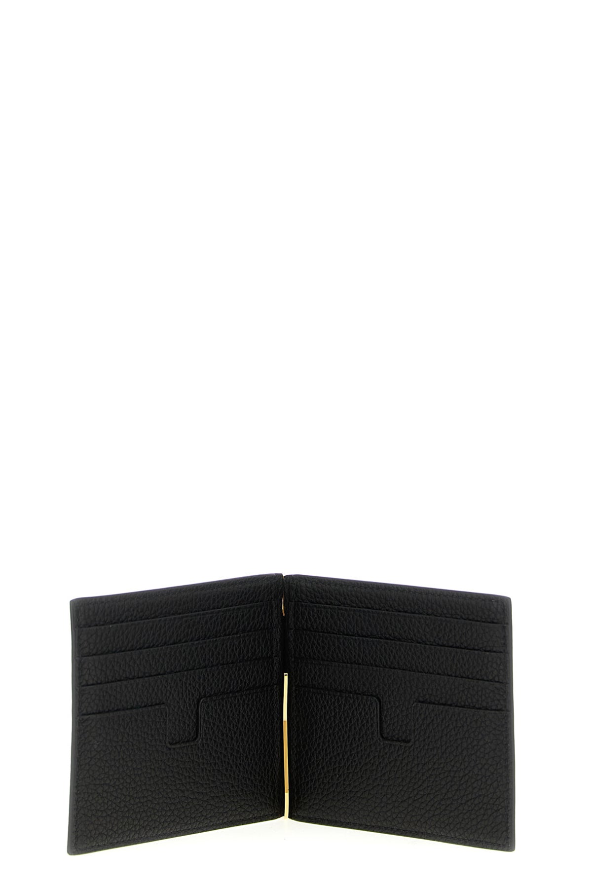 hammered leather card holder