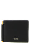 hammered leather card holder