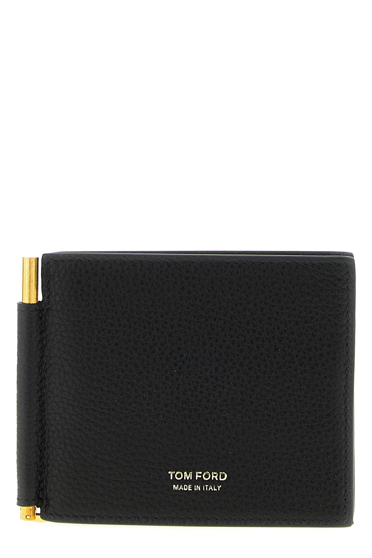hammered leather card holder