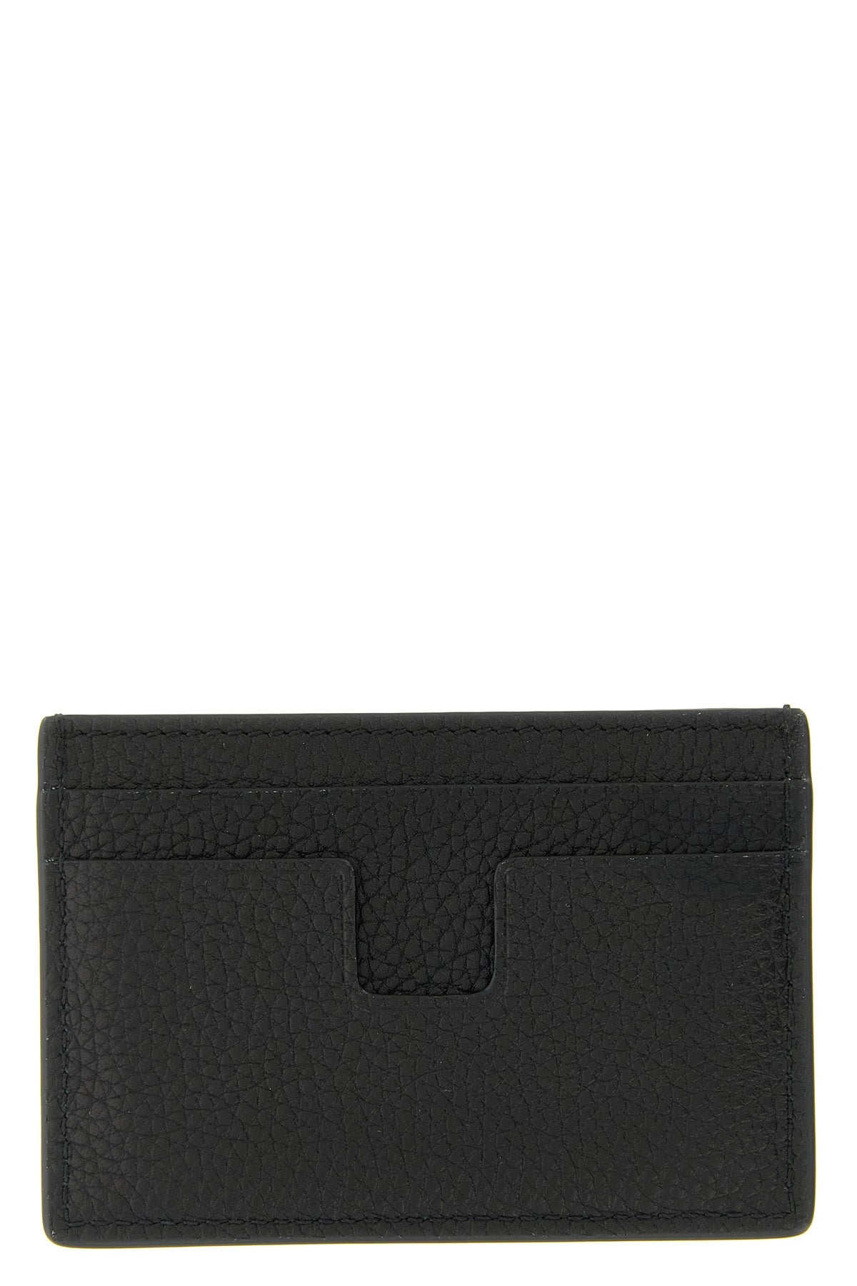 hammered leather card holder