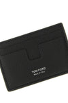 hammered leather card holder