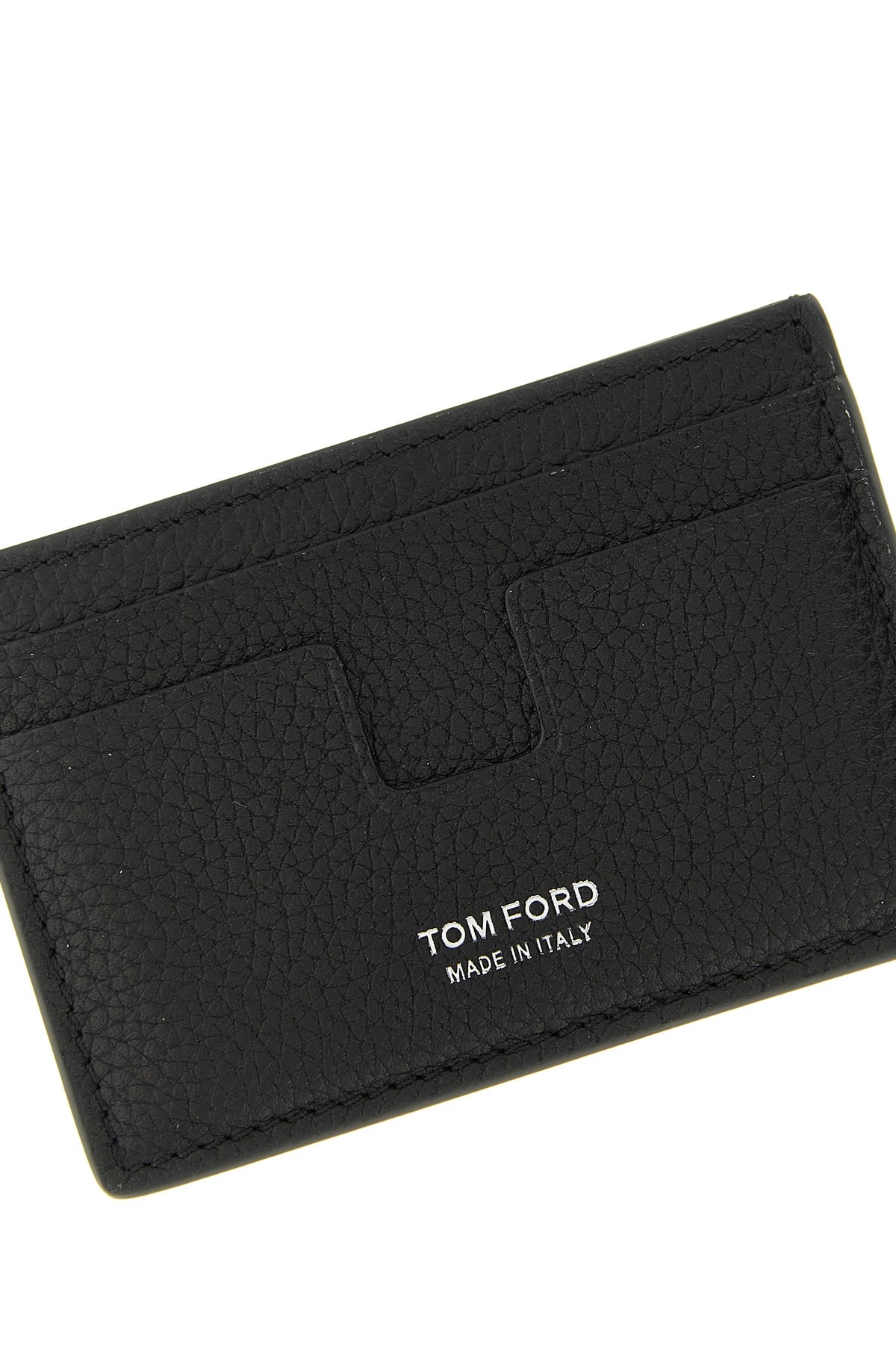 hammered leather card holder