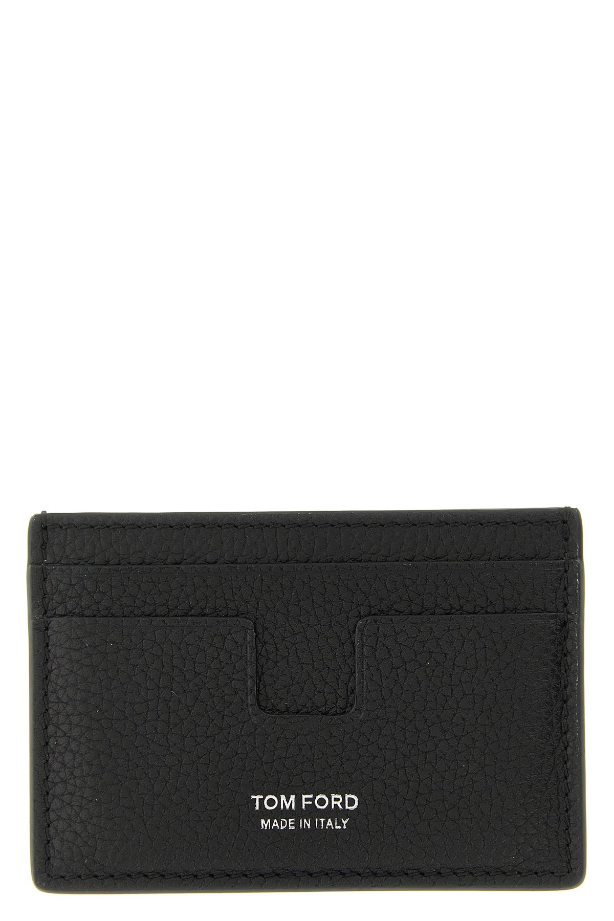 hammered leather card holder