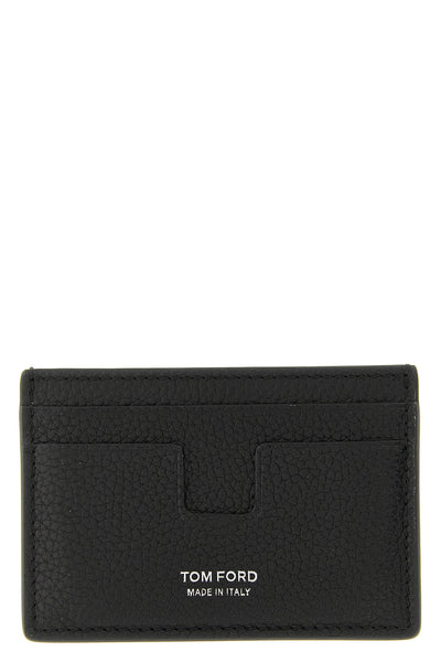 hammered leather card holder