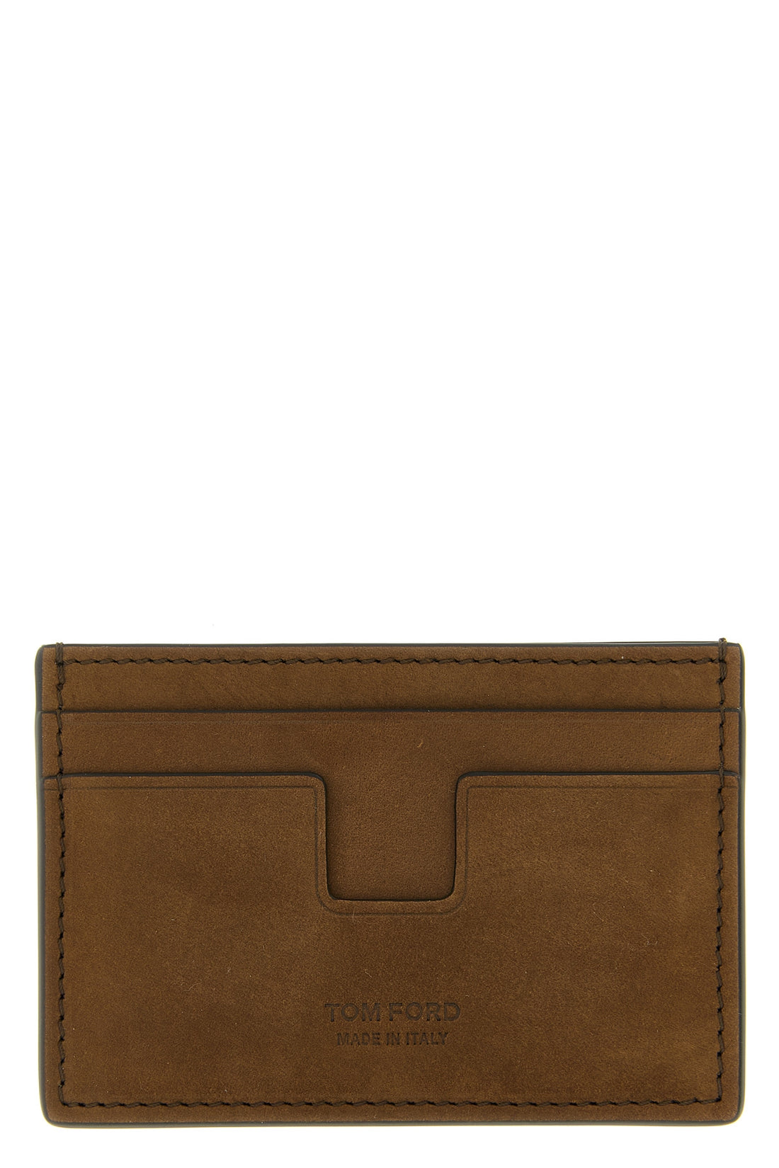 TOM FORD OS suede effect nubuck leather card holder
