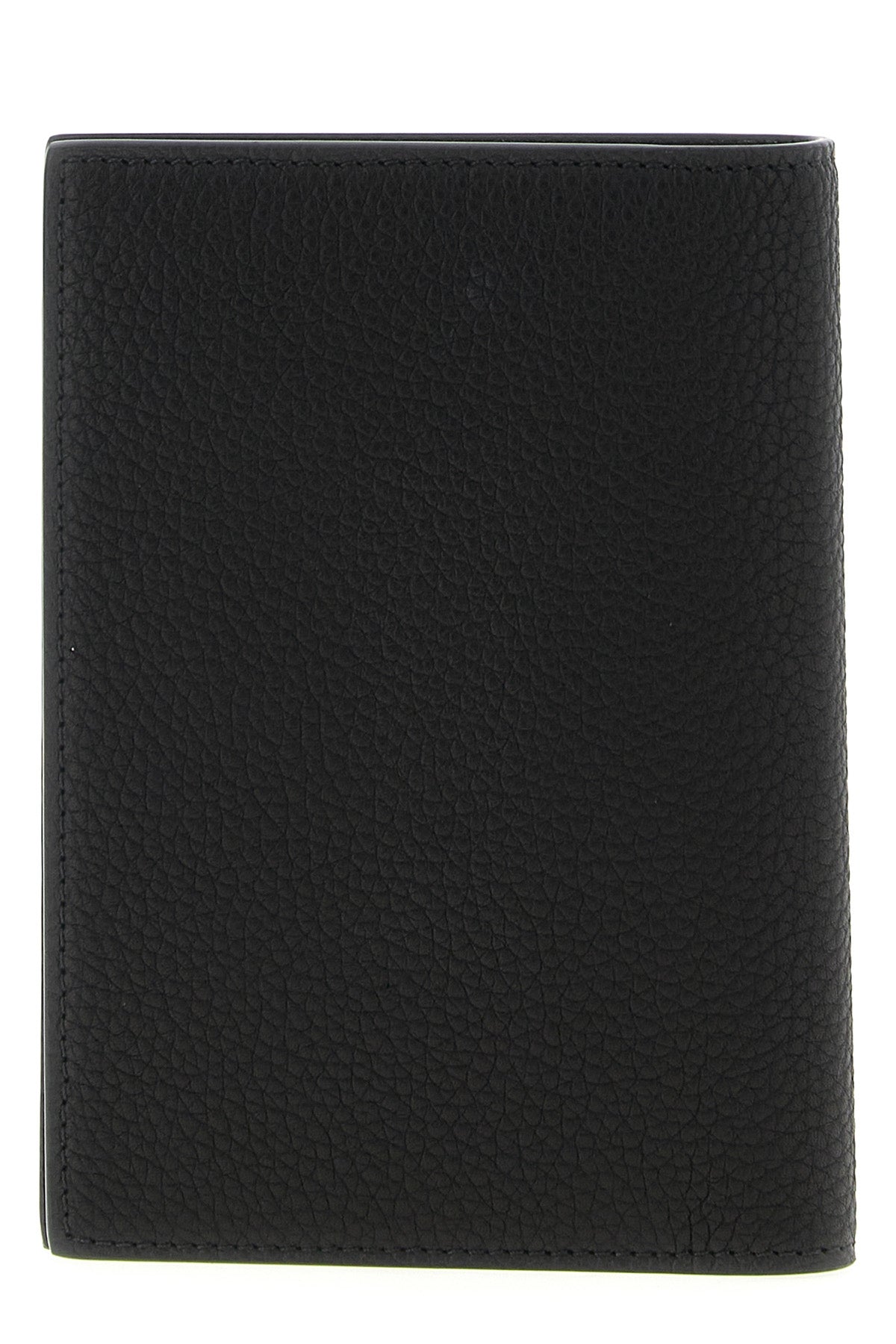 hammered leather passport holder