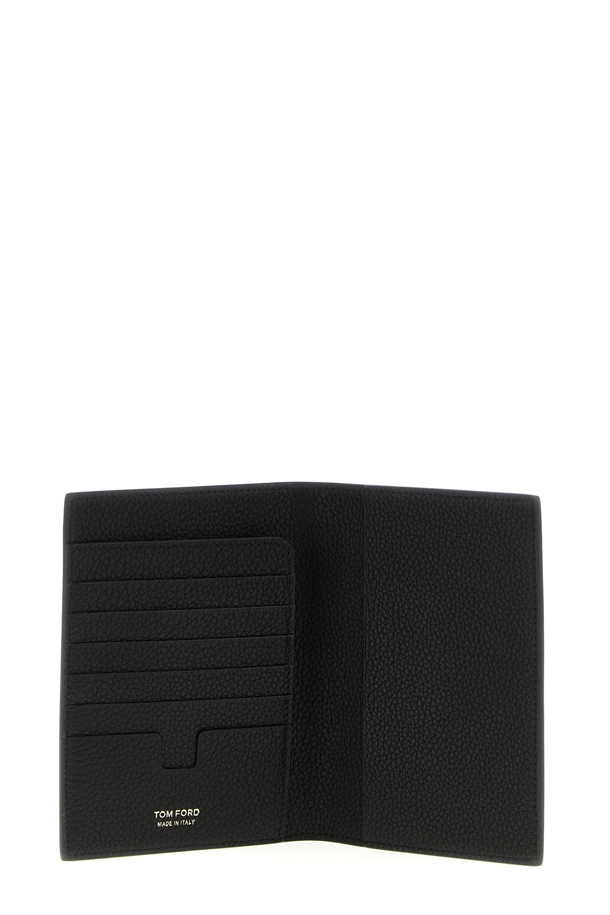hammered leather passport holder