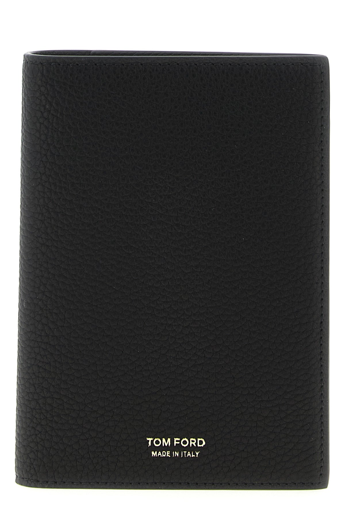 hammered leather passport holder