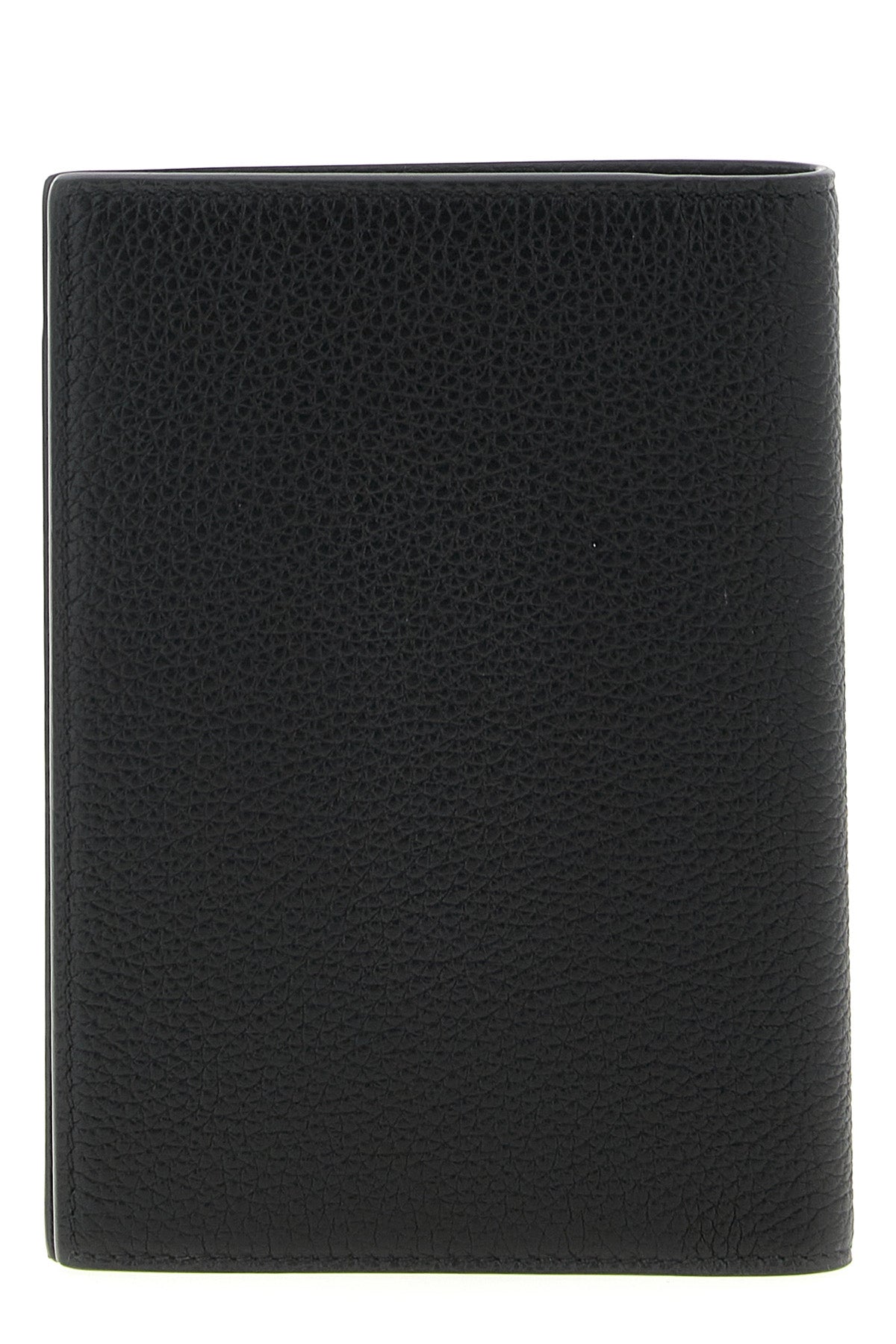 hammered leather passport holder