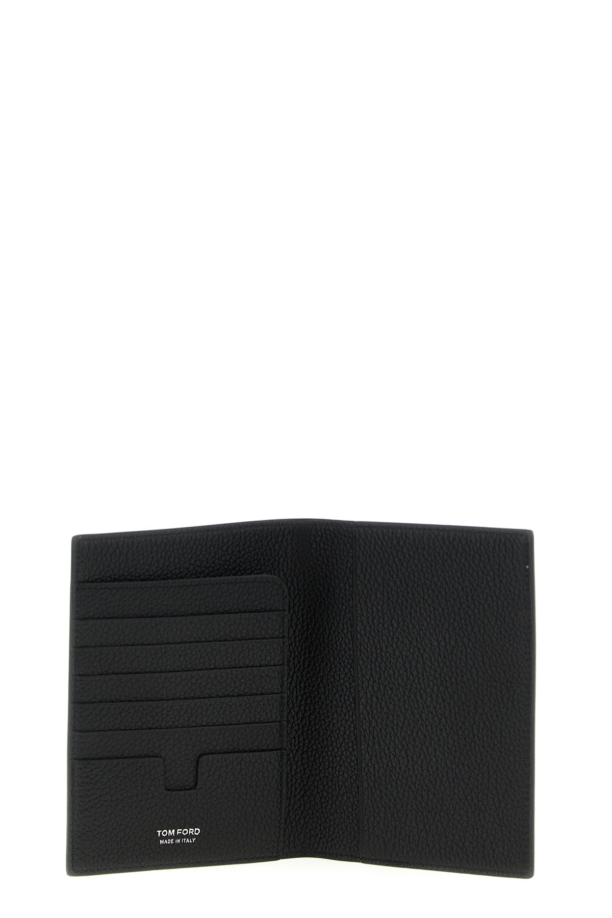 hammered leather passport holder