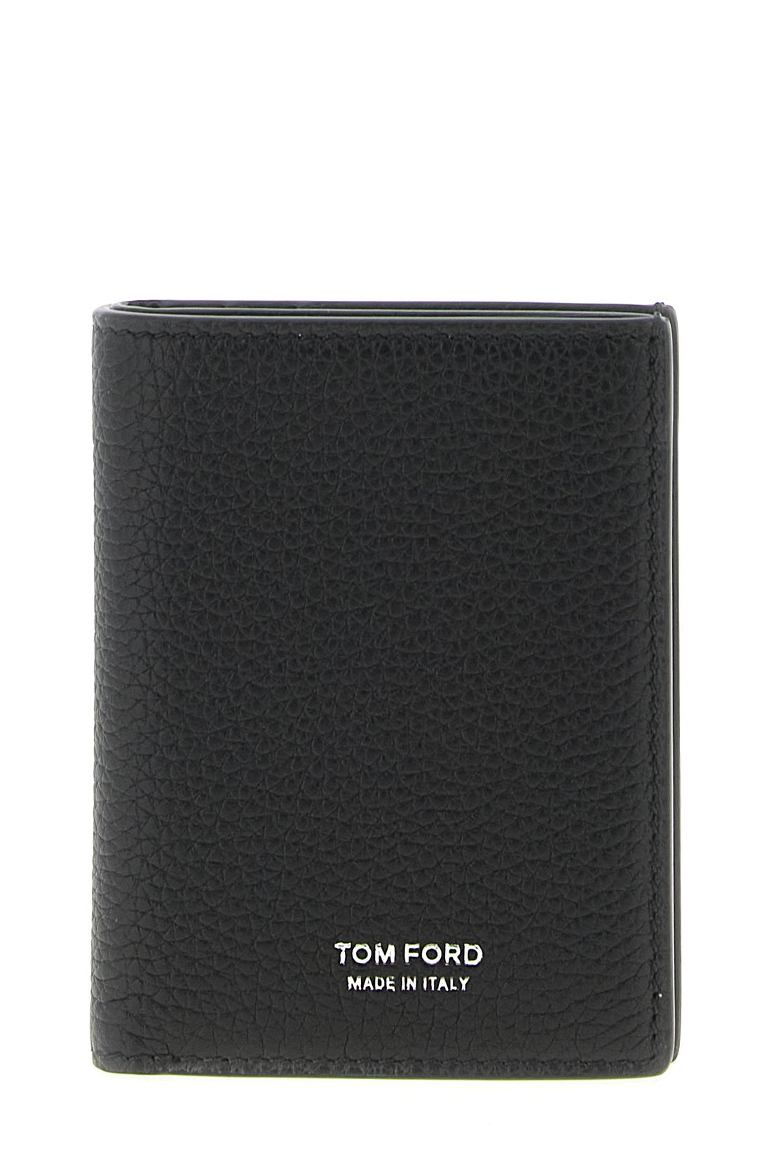 TOM FORD OS foldable card holder in grain leather