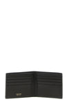 bifold wallet in shiny crocodile print leather