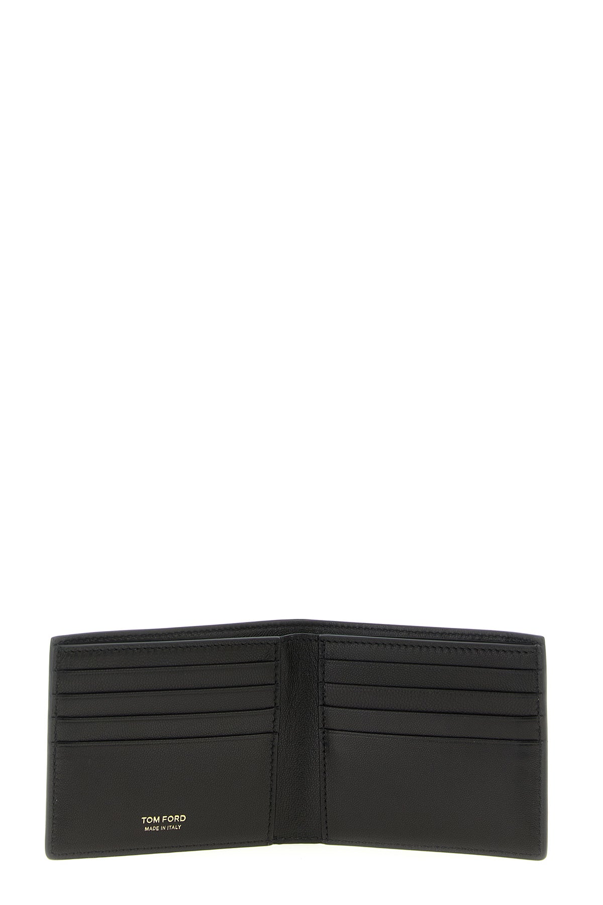 bifold wallet in shiny crocodile print leather