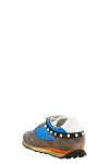 the valentino garavani stud up sneakers feature a low-top silhouette defined b