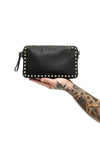 rockstud grenade leather crossbody bag