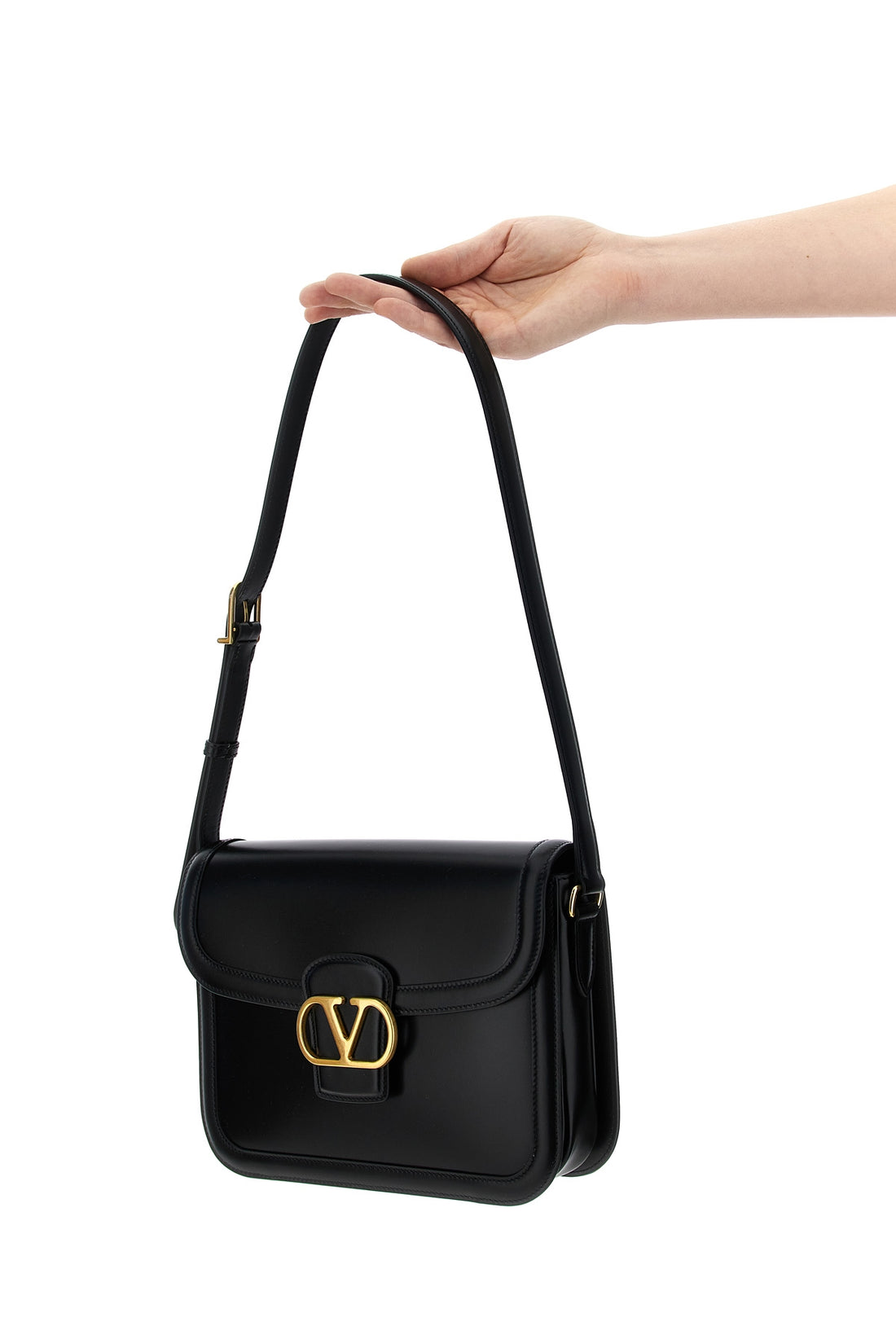 VALENTINO GARAVANI OS 9to5 shoulder bag in smooth calf leather