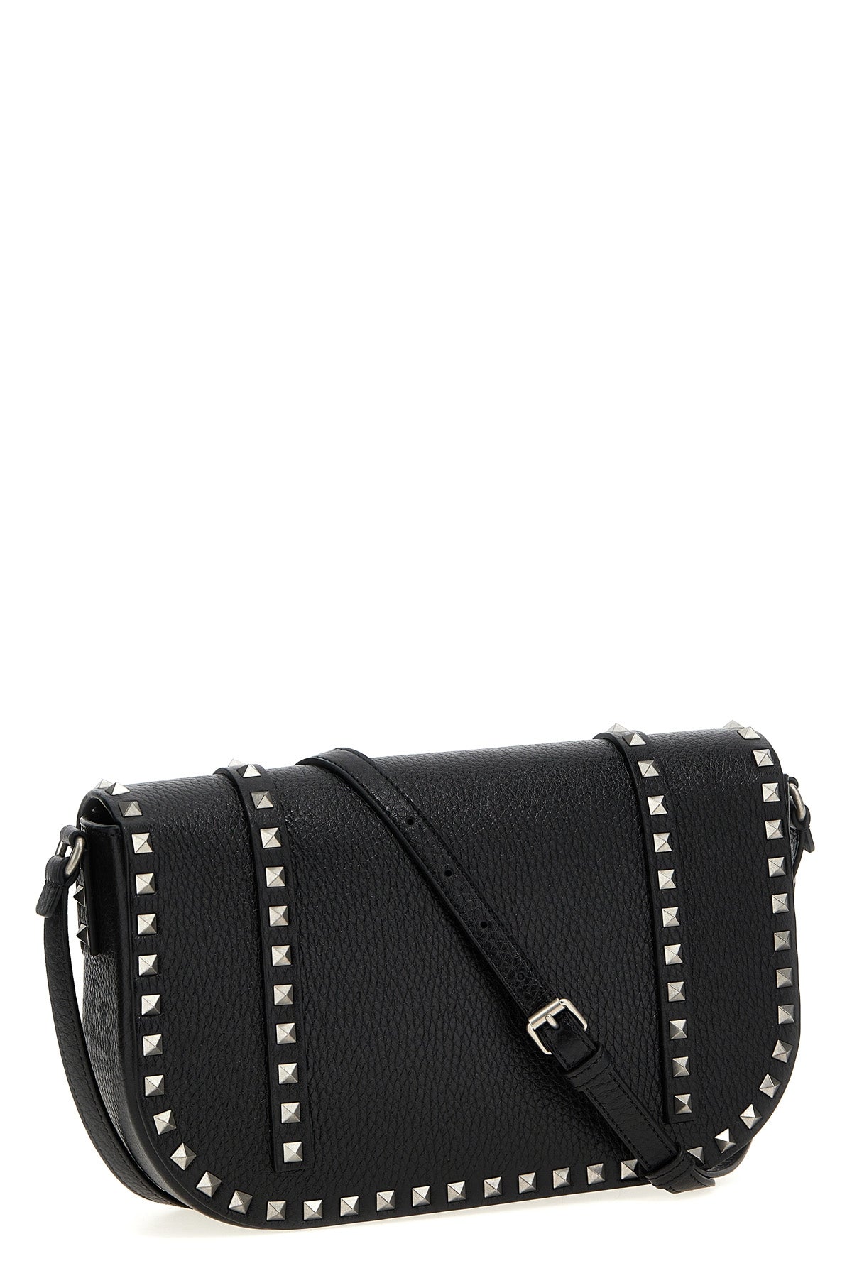 rockstud crossbody bag in grenade leather