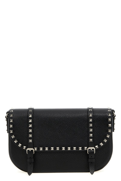 rockstud crossbody bag in grenade leather
