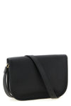 antibes smooth and hammered calf leather crossbody bag
