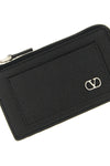 garnet calf leather coin purse