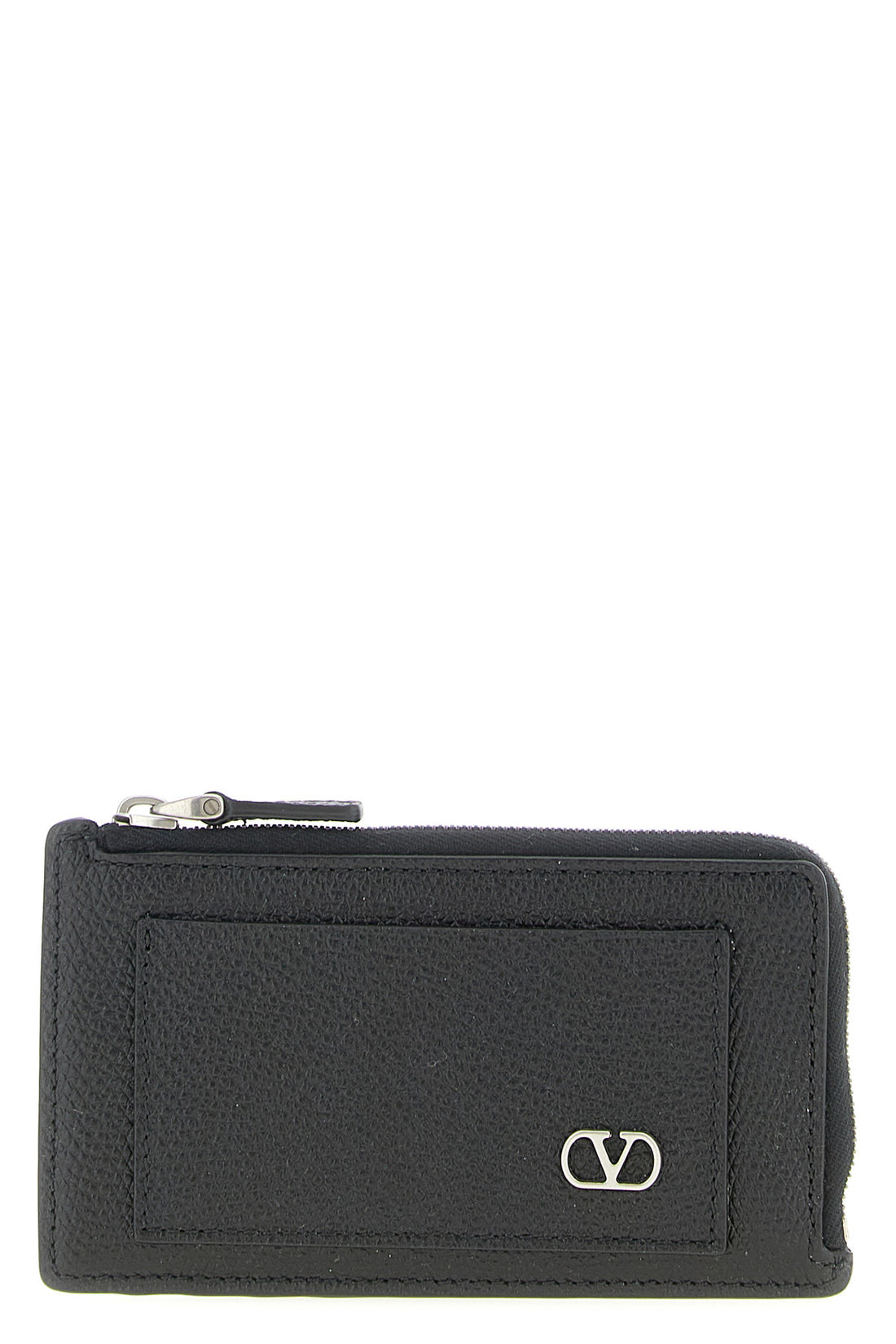 VALENTINO GARAVANI OS garnet calf leather coin purse