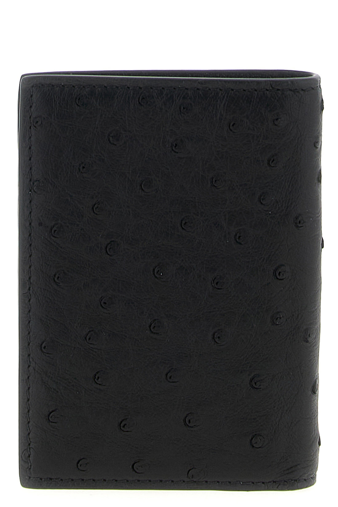 VALENTINO GARAVANI OS ostrich leather card holder