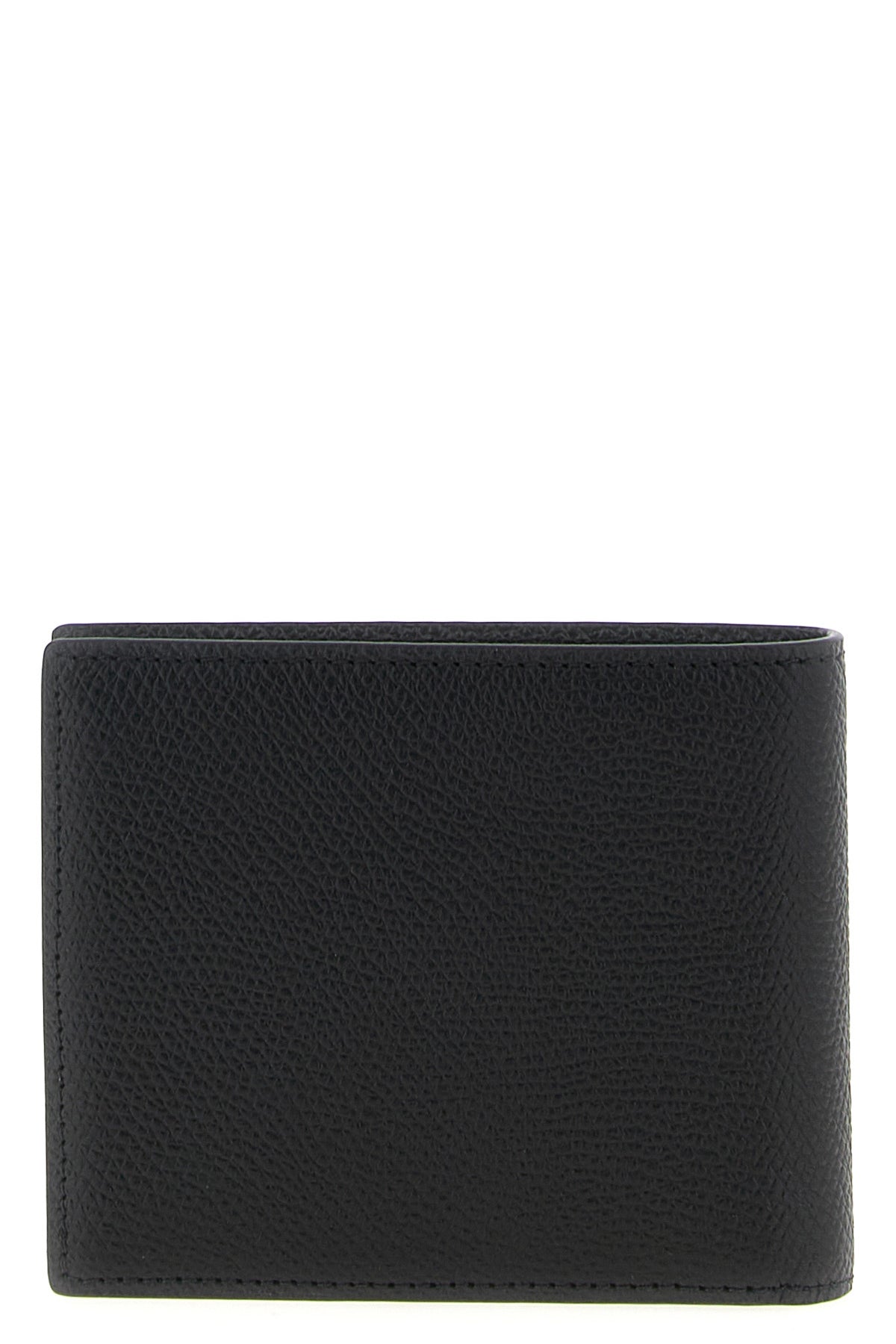 grained calf leather wallet