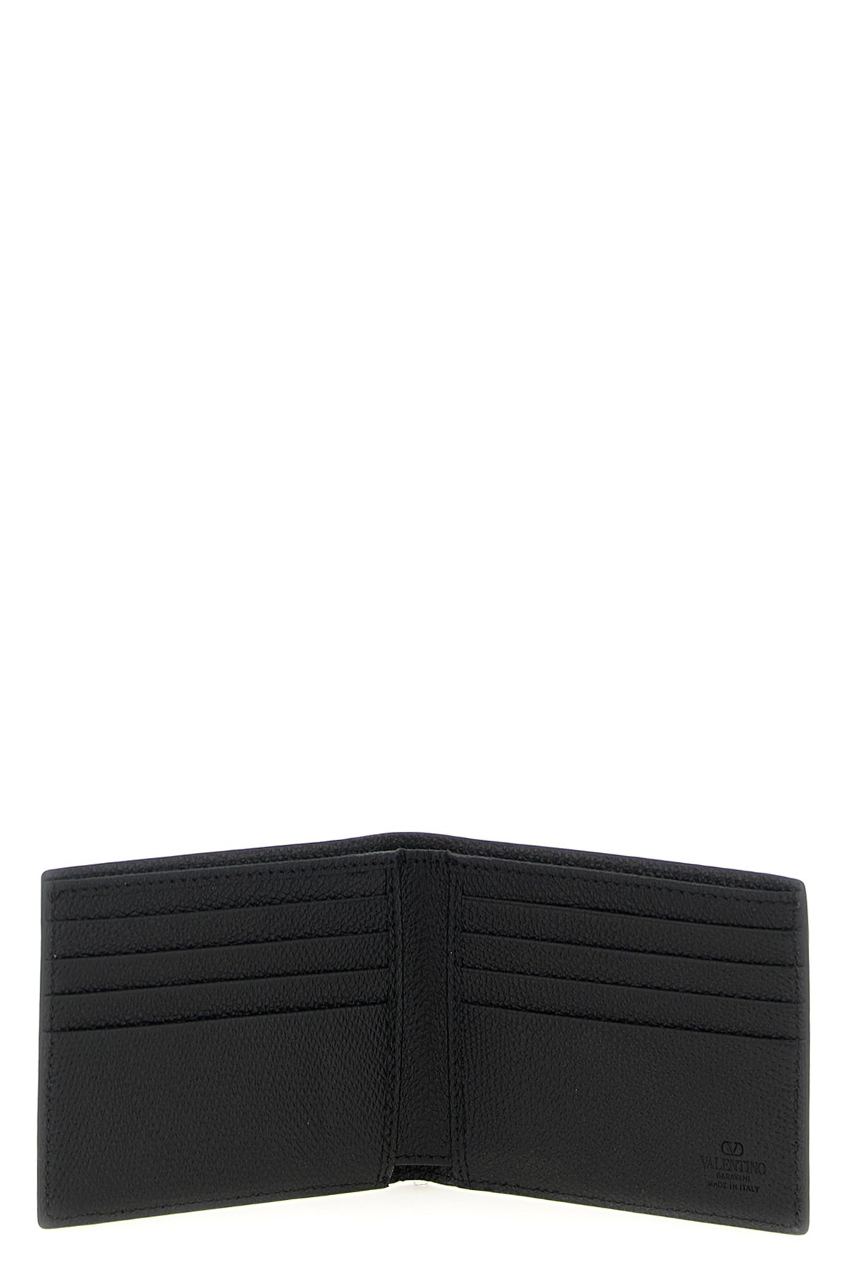 grained calf leather wallet