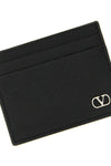 grained calf leather card holder