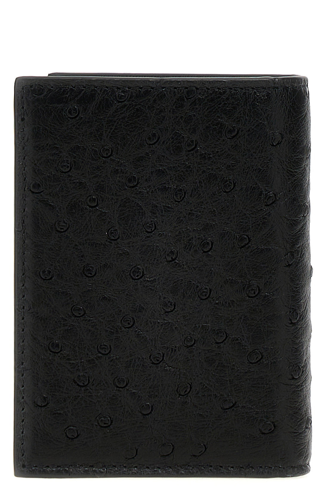VALENTINO GARAVANI OS ostrich leather card holder