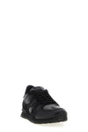 rockrunner fabric and nappa leather sneakers