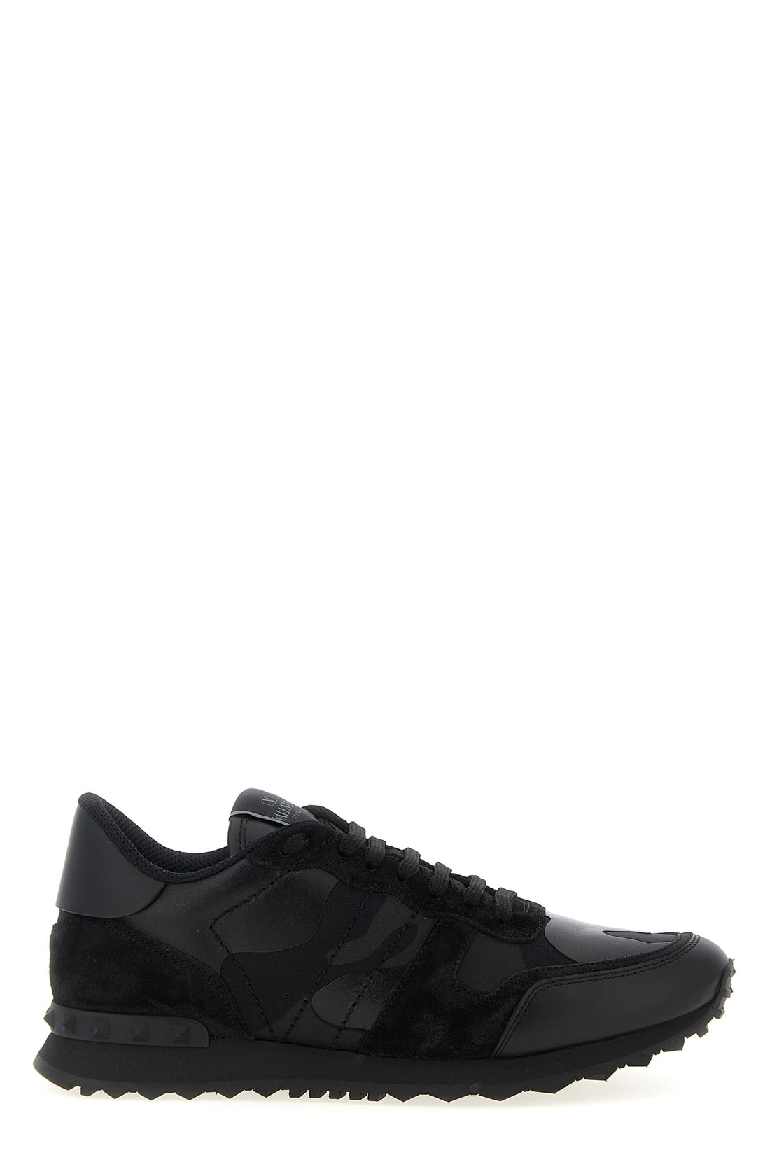 VALENTINO GARAVANI 40 rockrunner fabric and nappa leather sneakers