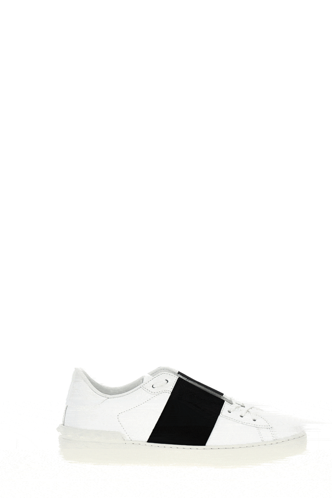 VALENTINO GARAVANI 40 open leather sneakers