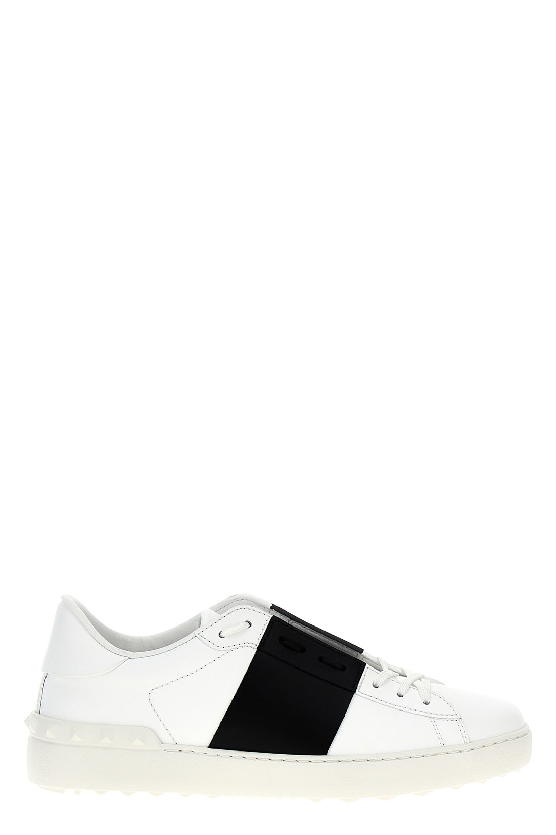 VALENTINO GARAVANI 40 open leather sneakers
