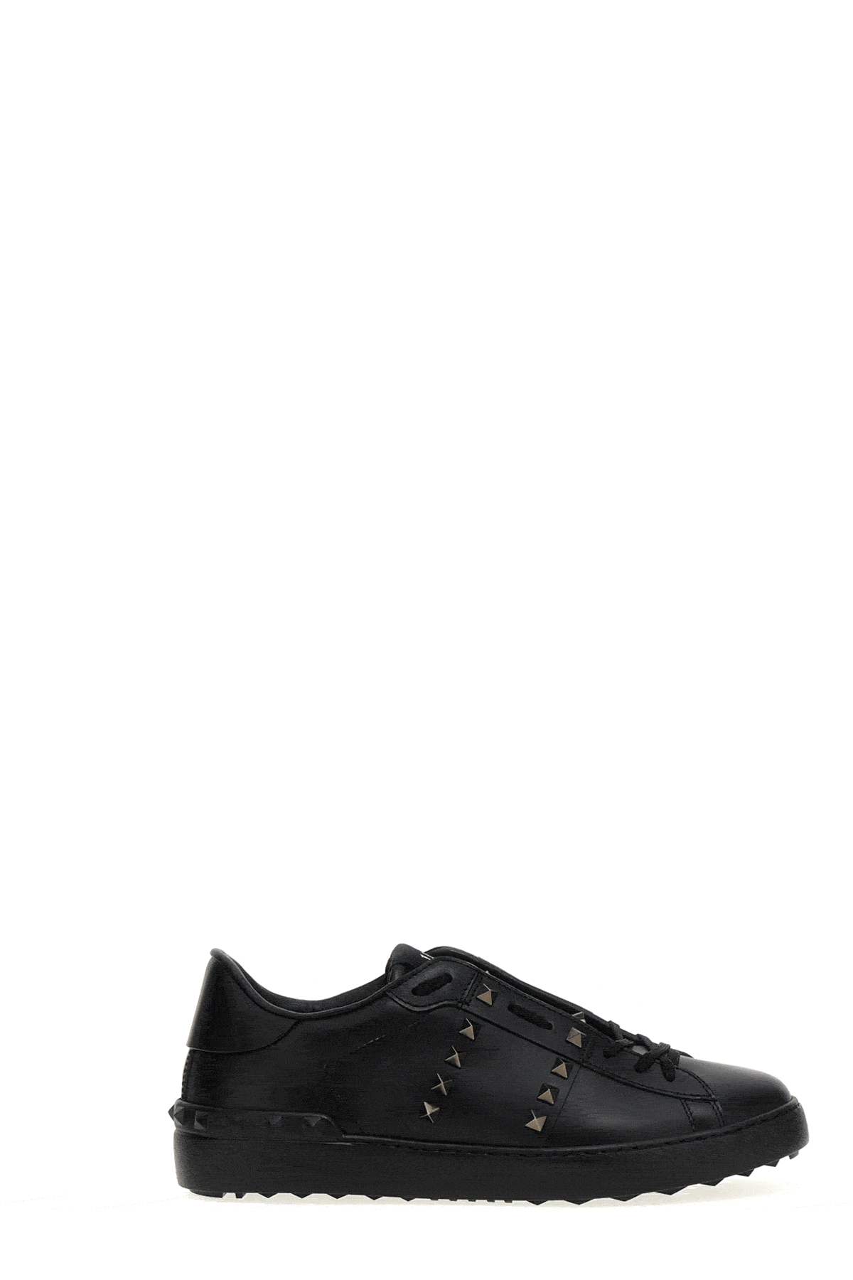 rockstud untitled leather sneakers