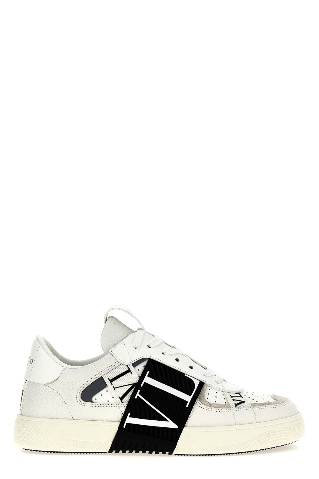 VALENTINO GARAVANI 41 vl7n sneakers in hammered calf leather