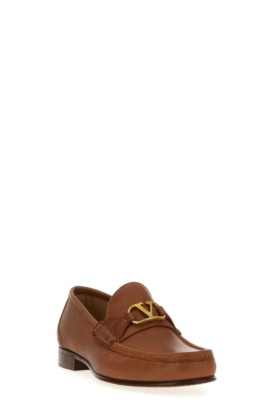 VALENTINO GARAVANI 40 buffalo plle loafers