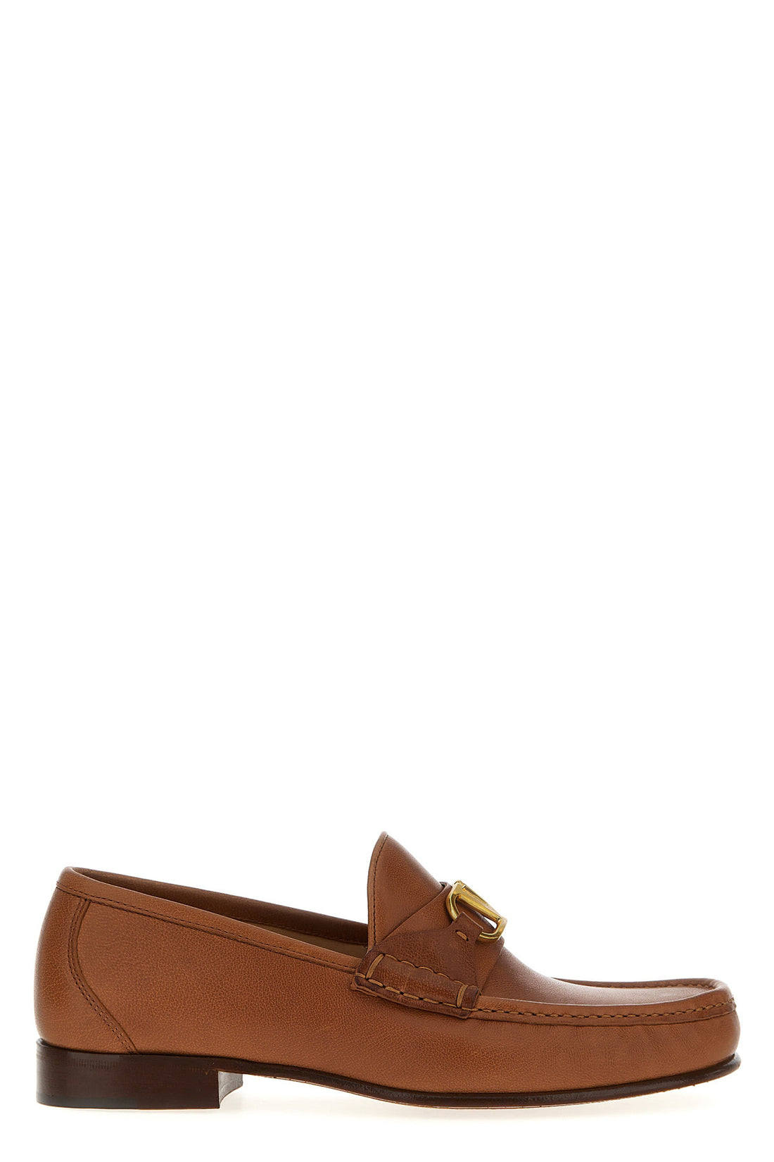 VALENTINO GARAVANI 40 buffalo plle loafers