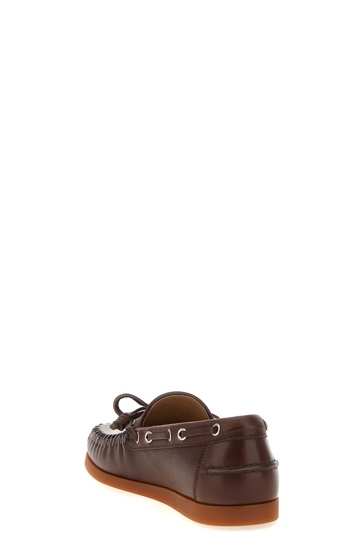 palm avenue buffalo leather boat shoe