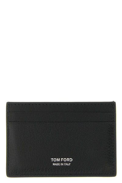 t-line leather card holder
