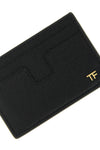 small grain leather card holder
